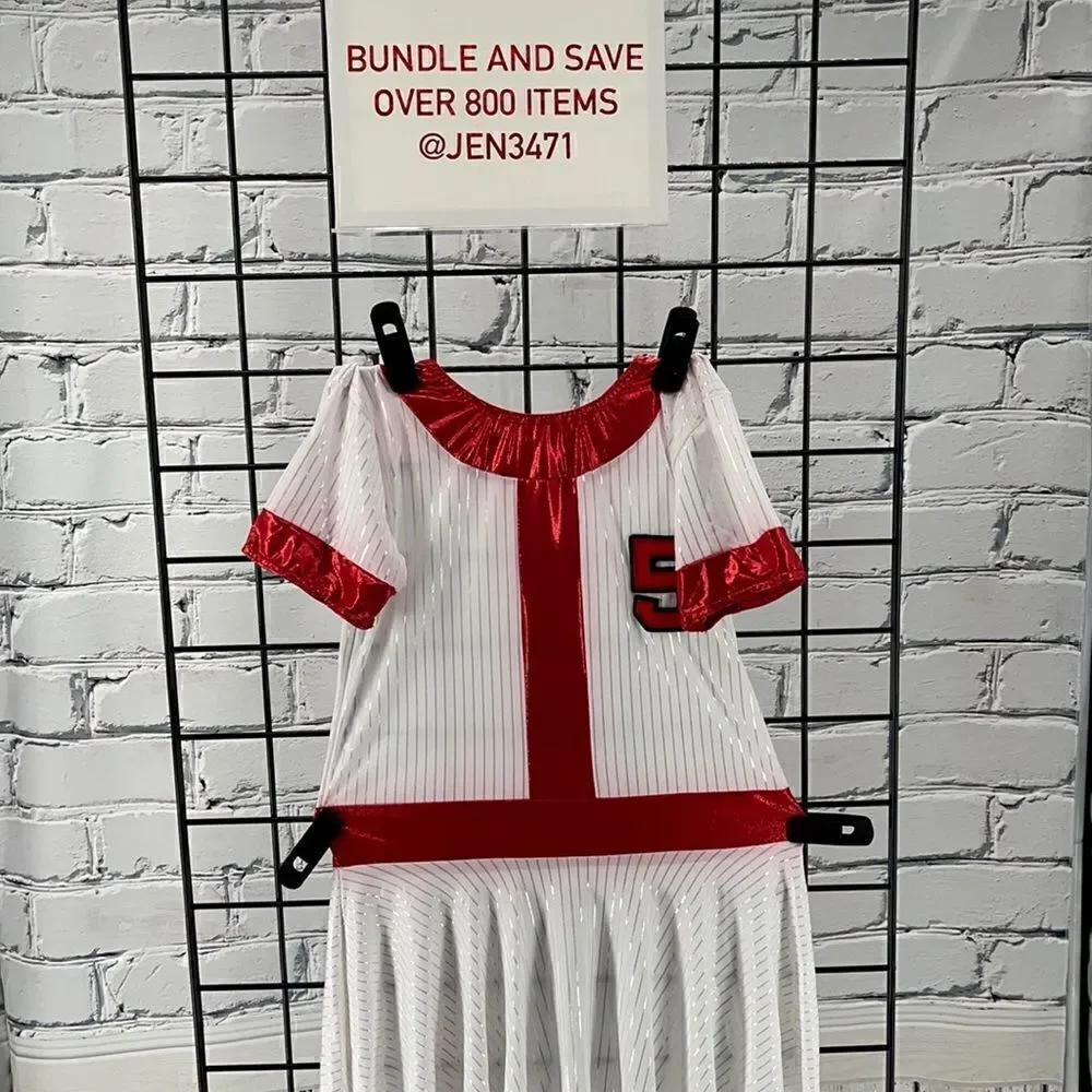 Brand new baseball dress and shorts M